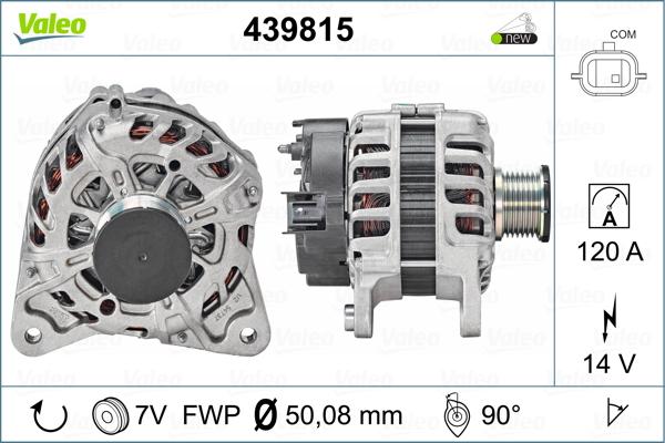 VALEO 439815 - Alternatore www.autoricambi360.it