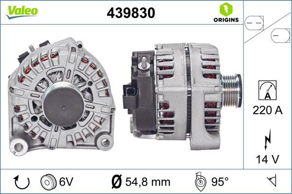 VALEO 439830 - Alternatore www.autoricambi360.it