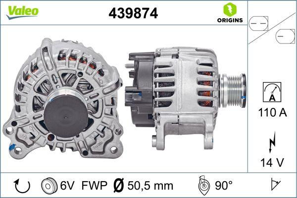 VALEO 439874 - Alternatore www.autoricambi360.it