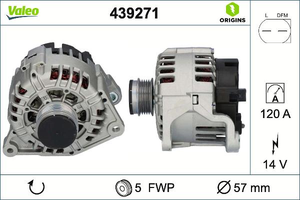 VALEO 439271 - Alternatore www.autoricambi360.it