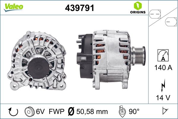 VALEO 439791 - Alternatore www.autoricambi360.it