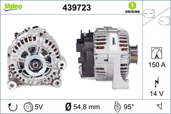 VALEO 439723 - Alternatore www.autoricambi360.it