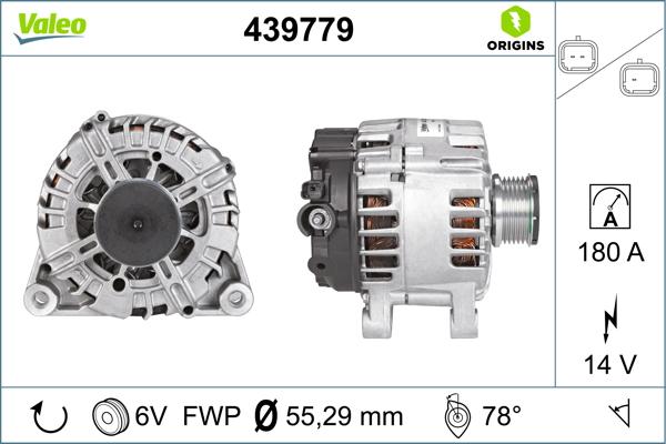 VALEO 439779 - Alternatore www.autoricambi360.it