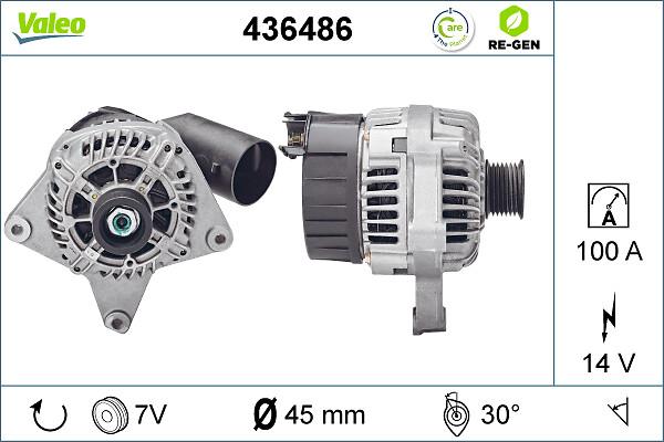 VALEO 436486 - Alternatore www.autoricambi360.it