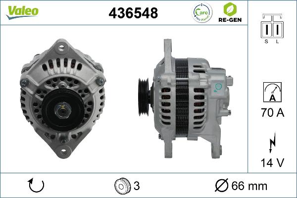 VALEO 436548 - Alternatore www.autoricambi360.it