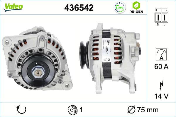 VALEO 436542 - Alternatore www.autoricambi360.it