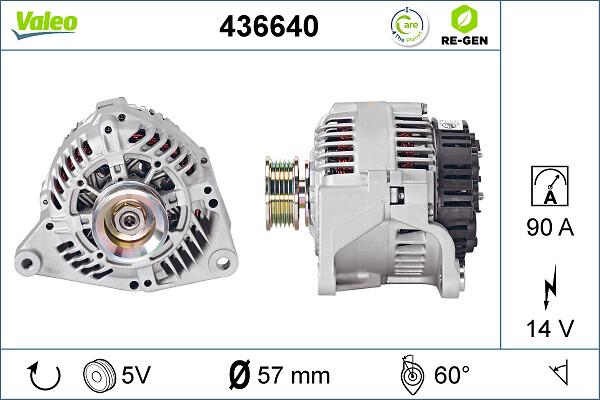 Valeo 436640 - Alternatore www.autoricambi360.it