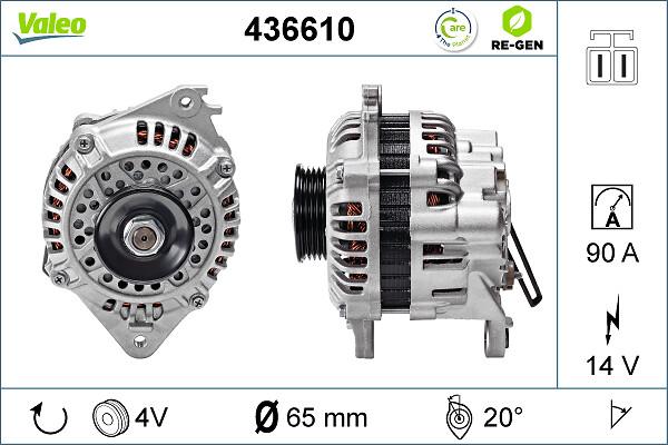 VALEO 436610 - Alternatore www.autoricambi360.it