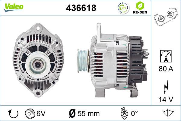 VALEO 436618 - Alternatore www.autoricambi360.it