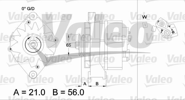 VALEO 436621 - Alternatore www.autoricambi360.it