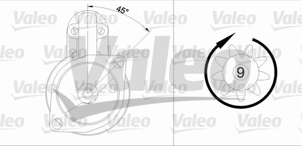 VALEO 436011 - Motorino d'avviamento www.autoricambi360.it