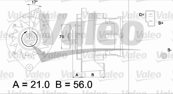 VALEO 436197 - Alternatore www.autoricambi360.it