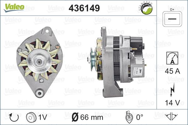 VALEO 436149 - Alternatore www.autoricambi360.it
