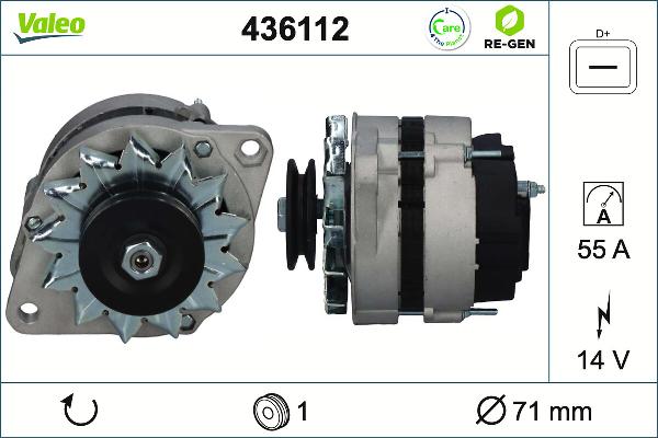 VALEO 436112 - Alternatore www.autoricambi360.it