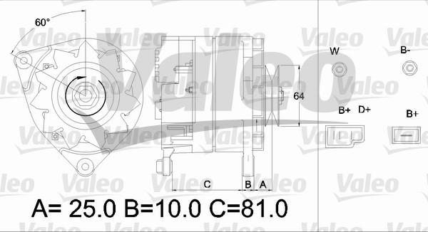 VALEO 436181 - Alternatore www.autoricambi360.it