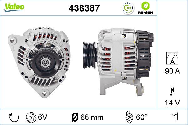 Valeo 436387 - Alternatore www.autoricambi360.it