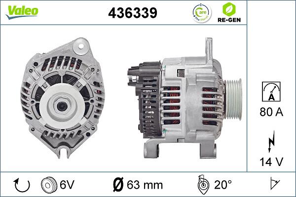 VALEO 436339 - Alternatore www.autoricambi360.it