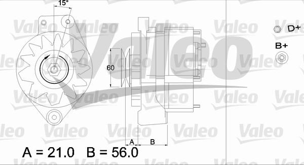 VALEO 436296 - Alternatore www.autoricambi360.it