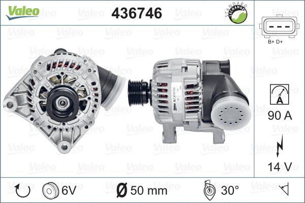 VALEO 436746 - Alternatore www.autoricambi360.it
