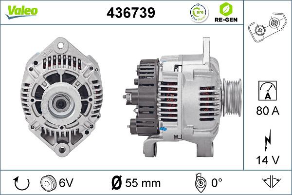 VALEO 436739 - Alternatore www.autoricambi360.it