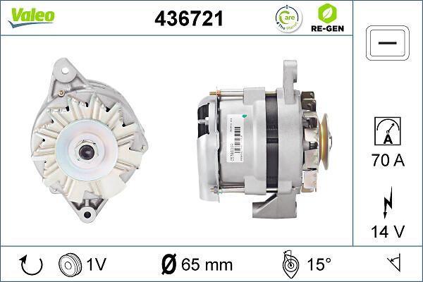 VALEO 436721 - Alternatore www.autoricambi360.it