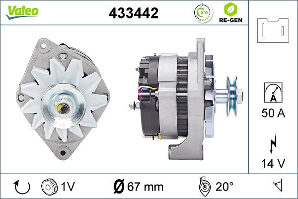 Valeo 433442 - Alternatore www.autoricambi360.it