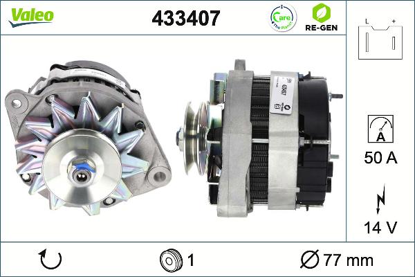 VALEO 433407 - Alternatore www.autoricambi360.it