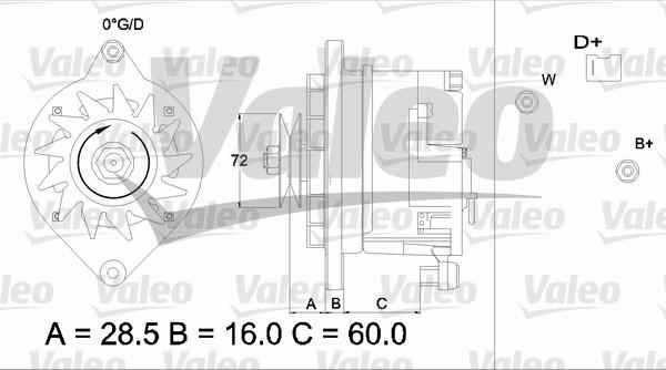 VALEO 433483 - Alternatore www.autoricambi360.it