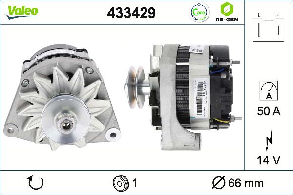 Valeo 433429 - Alternatore www.autoricambi360.it
