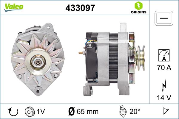 VALEO 433097 - Alternatore www.autoricambi360.it