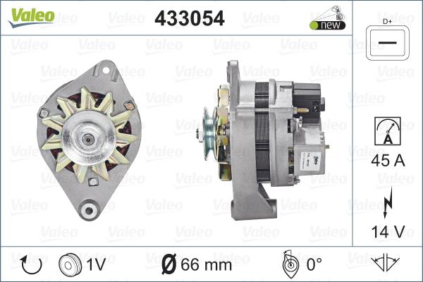 VALEO 433054 - Alternatore www.autoricambi360.it