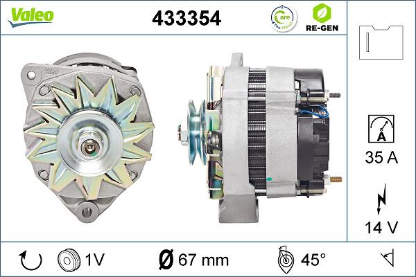 VALEO 433354 - Alternatore www.autoricambi360.it