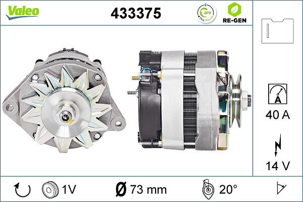 VALEO 433375 - Alternatore www.autoricambi360.it