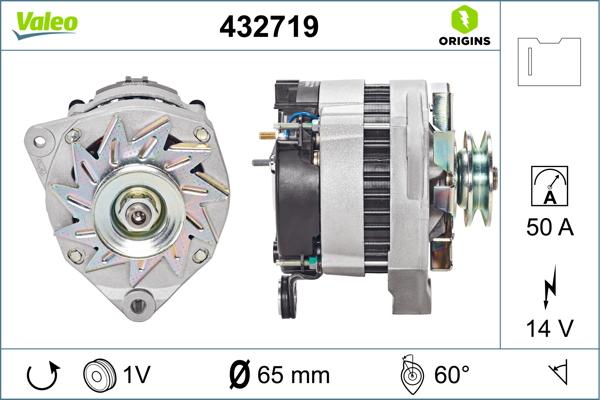 VALEO 432719 - Alternatore www.autoricambi360.it