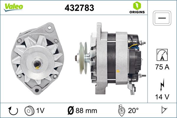 VALEO 432783 - Alternatore www.autoricambi360.it