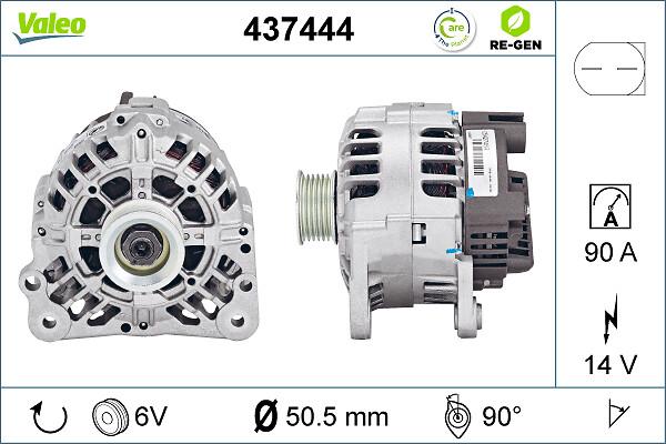 VALEO 437444 - Alternatore www.autoricambi360.it