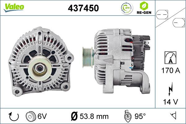 VALEO 437450 - Alternatore www.autoricambi360.it