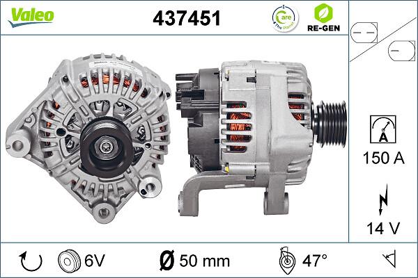 VALEO 437451 - Alternatore www.autoricambi360.it