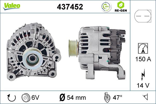 VALEO 437452 - Alternatore www.autoricambi360.it