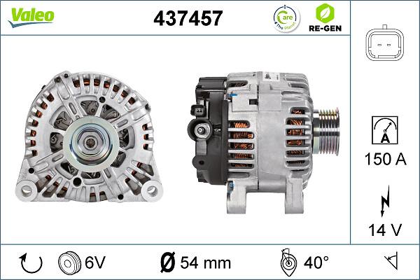 VALEO 437457 - Alternatore www.autoricambi360.it
