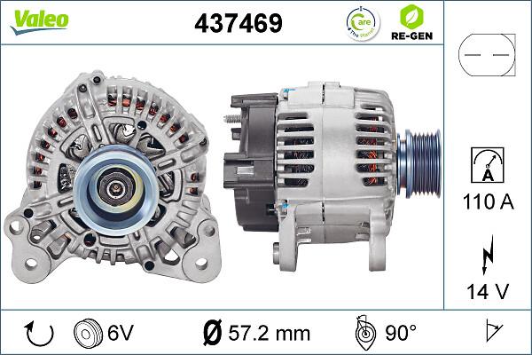 VALEO 437469 - Alternatore www.autoricambi360.it