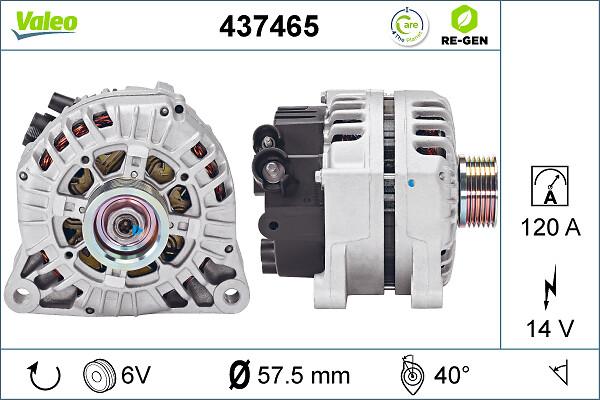 VALEO 437465 - Alternatore www.autoricambi360.it