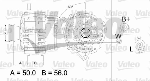 VALEO 437467 - Alternatore www.autoricambi360.it