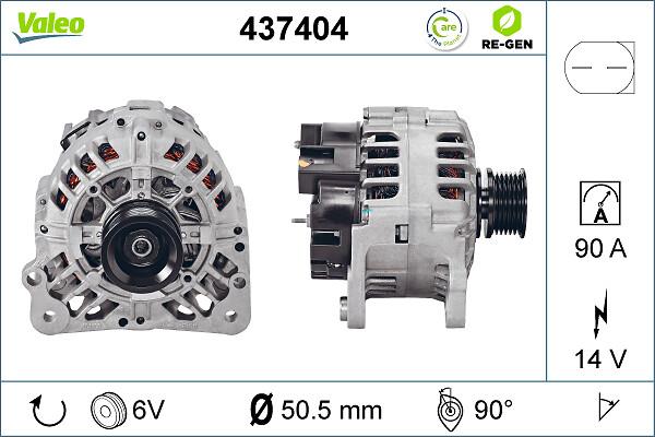VALEO 437404 - Alternatore www.autoricambi360.it