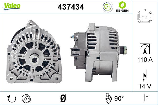 VALEO 437434 - Alternatore www.autoricambi360.it