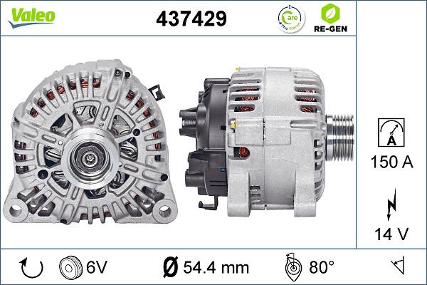 VALEO 437429 - Alternatore www.autoricambi360.it