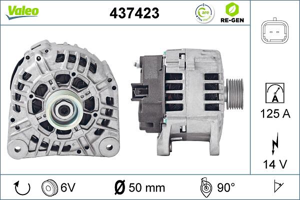 VALEO 437423 - Alternatore www.autoricambi360.it