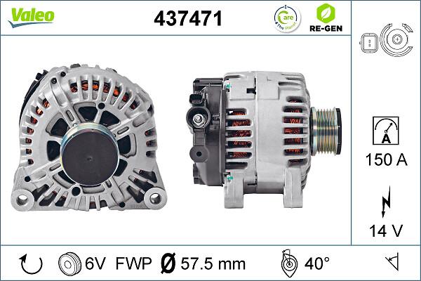 Valeo 437471 - Alternatore www.autoricambi360.it