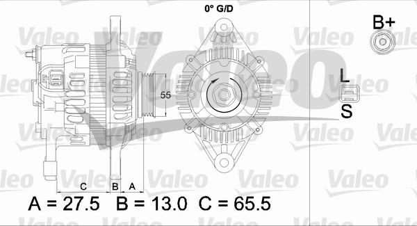VALEO 437478 - Alternatore www.autoricambi360.it
