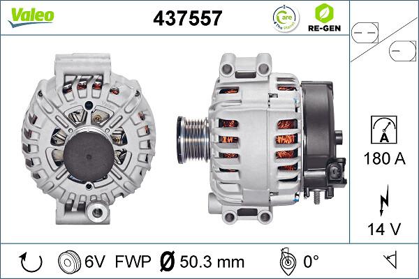 VALEO 437557 - Alternatore www.autoricambi360.it